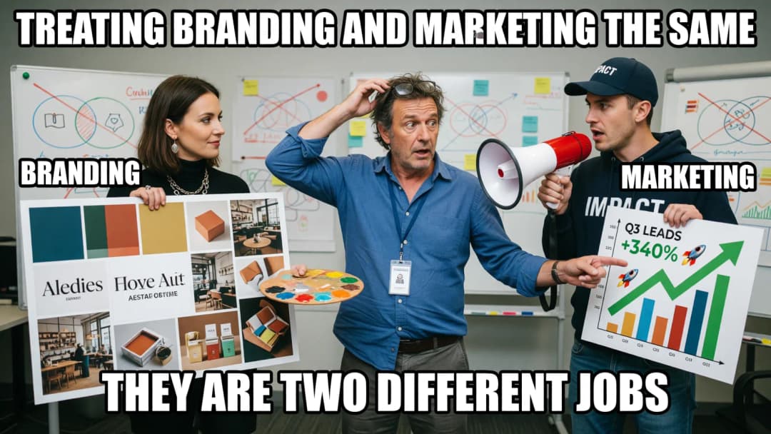 Branding vs Marketing: What Each One Actually Does