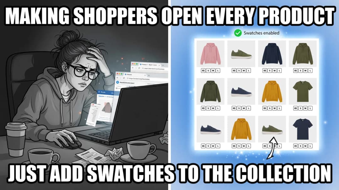 Shopify Variant Selectors on Collection Pages: What Works