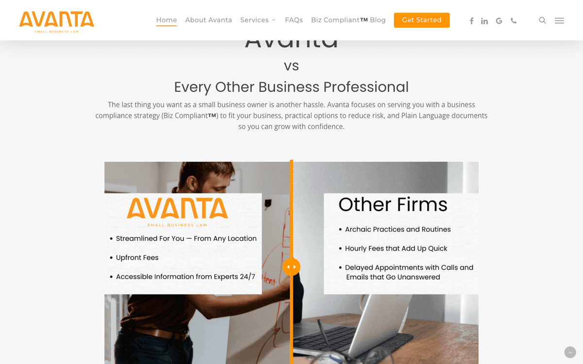 Avanta Business Law screenshot 3