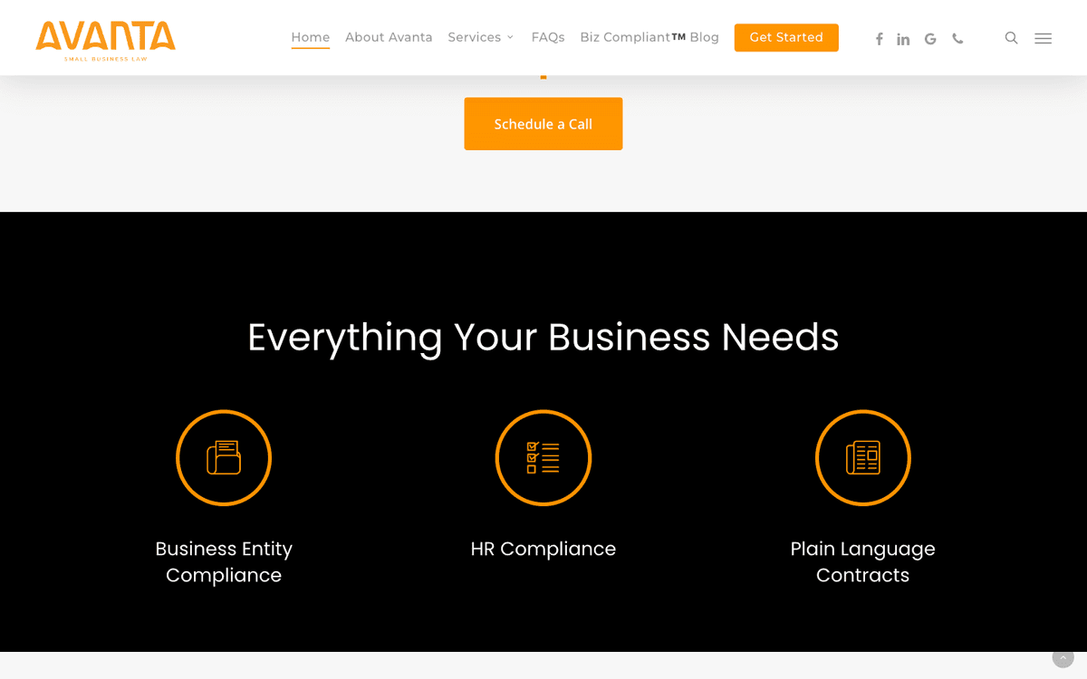 Avanta Business Law screenshot 4