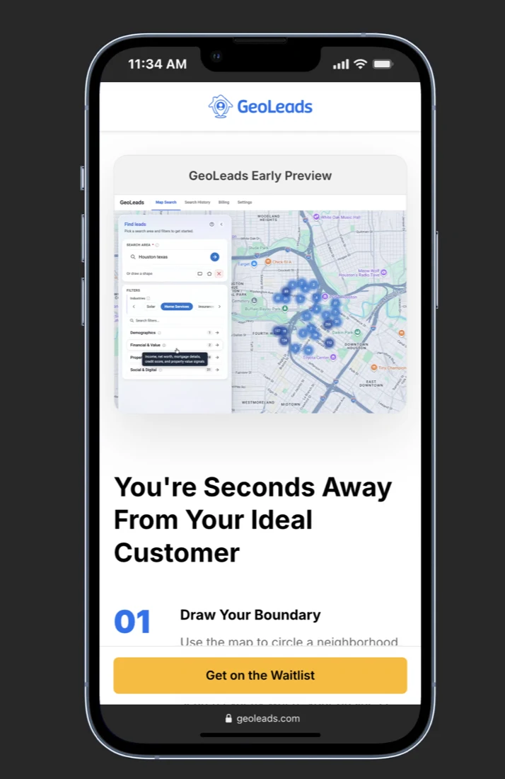 GeoLeads screenshot 5