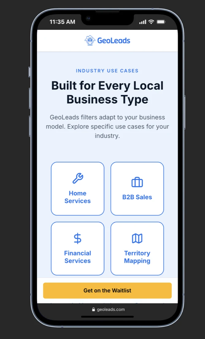 GeoLeads screenshot 6