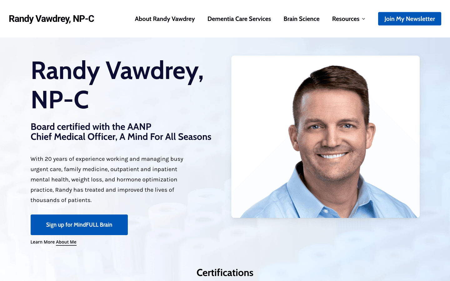 Randy Vawdrey, NP-C