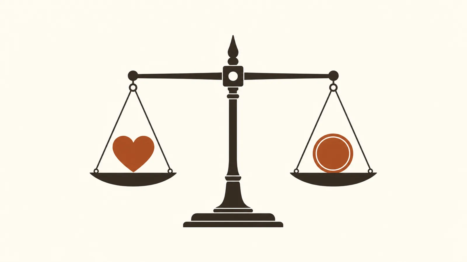 An old balance scale, illustrating ethical marketing principles