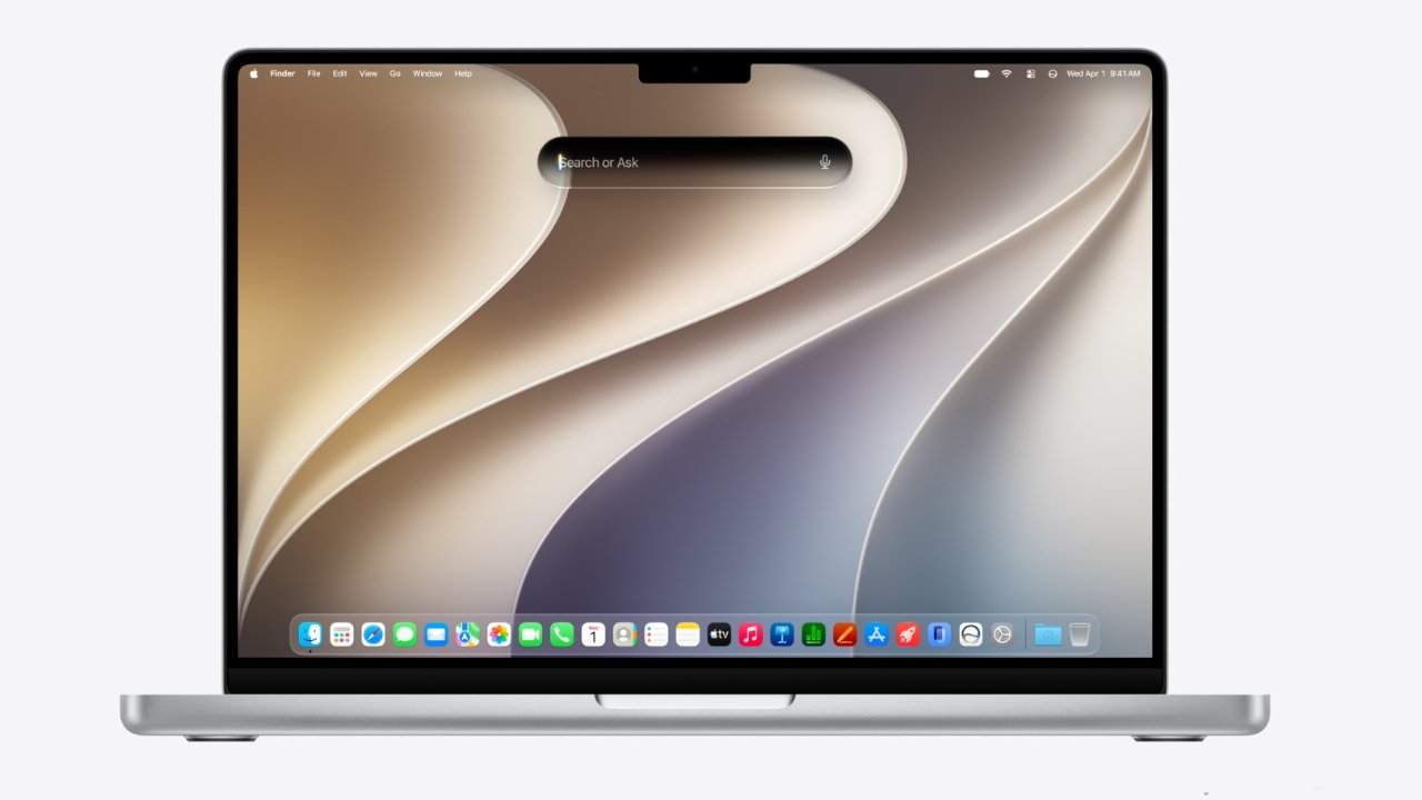 The new Siri replacing Type to Siri inside Mac Spotlight